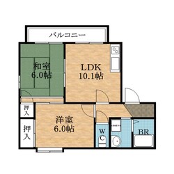 吉楽荘の物件間取画像